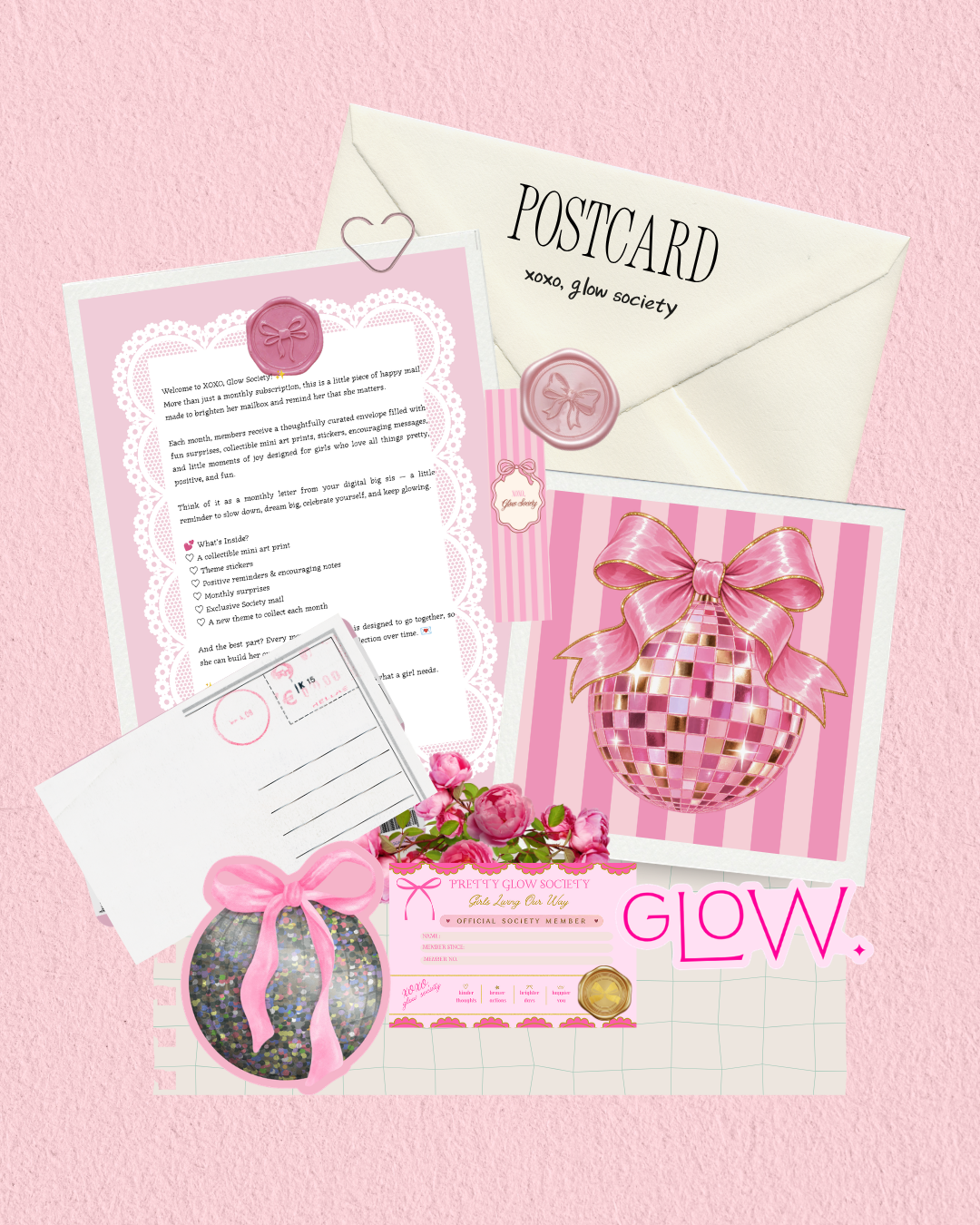 XOXO, Glow Society — Monthly Mail Club